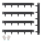 Galvanized Steel Yard Edging Sets (5 Packs, 39x3 in)